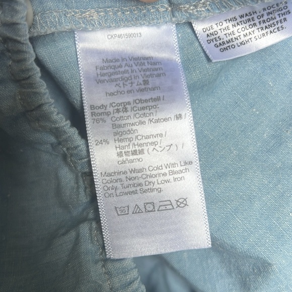 MADEWELL Chambray Meriden Top in Vineshire Wash - Picture 7 of 8